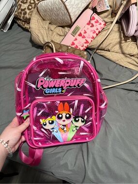 Kids Pink Glitter Backpack